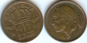 Бельгия 50 сантимов 1973 Belgique