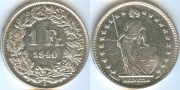Швейцария 1 Франк 1940