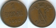 Русская Финляндия 1 пенни 1912