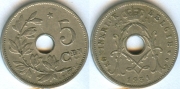 Бельгия 5 сантимов 1931 Belgie