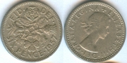 Великобритания 6 пенсов 1957
