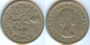 Великобритания 6 пенсов 1960