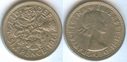 Великобритания 6 пенсов 1961