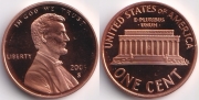 США 1 цент 2005 S ПРУФ