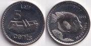 Фиджи 5 центов 2014 Рыба (старая цена 60р)