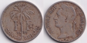 Бельгийское Конго 1 Франк 1920