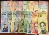 Венесуэла Набор из 21 банкноты Пресс