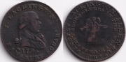 Великобритания 1/2 пенни 1795 Токен
