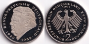 Германия 2 Марки 1991 J Пруф