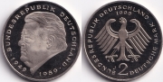 Германия 2 Марки 1996 J Пруф