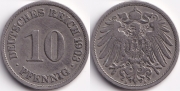 Германия 10 пфеннигов 1903 А