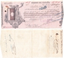 Испания вексель 1900