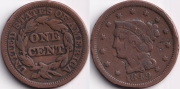 США 1 цент 1849