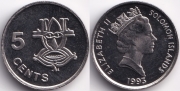 Соломоновы Острова 5 центов 1993