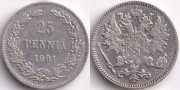 Русская Финляндия 25 пенни 1901