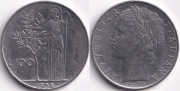 Италия 100 Лир 1956