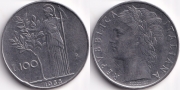 Италия 100 Лир 1966