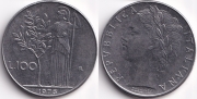 Италия 100 Лир 1976
