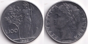 Италия 100 Лир 1980