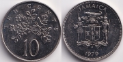 Ямайка 10 центов 1979 РЕДКАЯ!