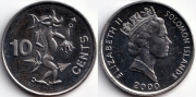 Соломоновы Острова 10 центов 2000