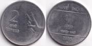 Индия 2 Рупии 2008
