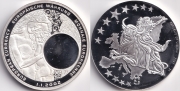 Жетон - Либерия 1 Доллар 2002 Европейская валюта Австрия