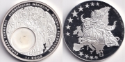 Жетон - Либерия 1 Доллар 2002 Европейская валюта Португалия