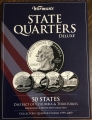 Альбом для монет США 25 центов (Штаты и территории) на 120 монет (два двора) 1999-2009
