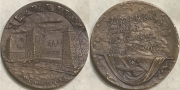 Медаль настольная Казацкая застава Елисаветград 60мм