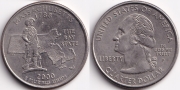 США 25 центов 2000 Р Массачусетс