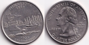 США 25 центов 2005 D Миннесота