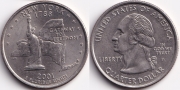 США 25 центов 2001 D Нью-Йорк