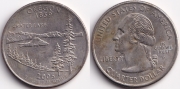 США 25 центов 2005 Р Орегон