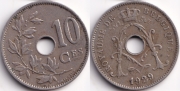 Бельгия 10 сантимов 1929