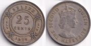 Белиз 25 центов 1979