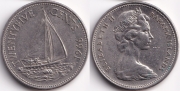 Багамские Острова 25 центов 1966