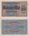 Германия 5000 Марок 1922