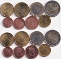 Набор - Евро Финляндия 8 монет 2012