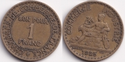 Франция 1 Франк 1925