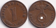 Германия 1 пфенниг 1937 А
