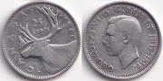 Канада 25 центов 1941