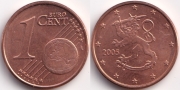 Финляндия 1 евроцент 2005