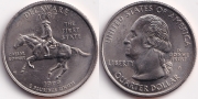 США 25 центов 1999 D Делавэр