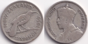 Новая Зеландия 6 пенсов 1936