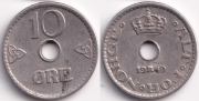 Норвегия 10 Эре 1949