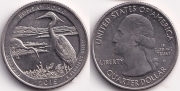 США 25 центов 2015 Р Национальный парк Бомбай Хук