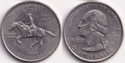 США 25 центов 1999 D Делавэр