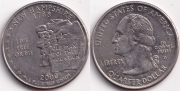 США 25 центов 2000 D Нью-Гэмпшир
