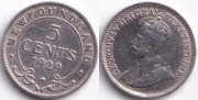 Ньюфаундленд Канада 5 центов 1929